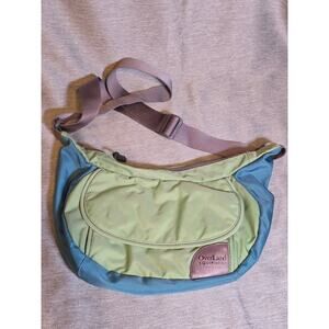 Overland Equipment Bag Purse Crossbody Shoulder Blue Green Gray